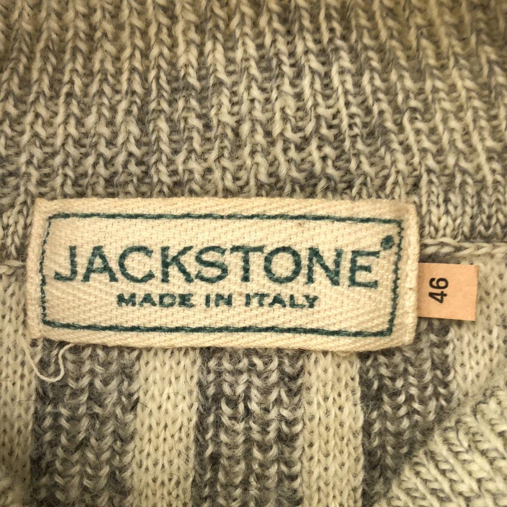 JACKSTONE 80s 90s Made In Italy Old Overall Handle Long Sleeve Turtleneck Sweater Men's Used