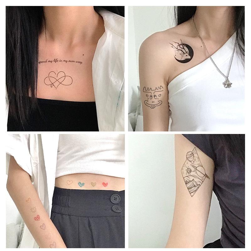 Beauty Stickers Cartoon Tattoo Stickers Children Cute Animals Waterproof Tattoo Stickers Temporary Holiday Party