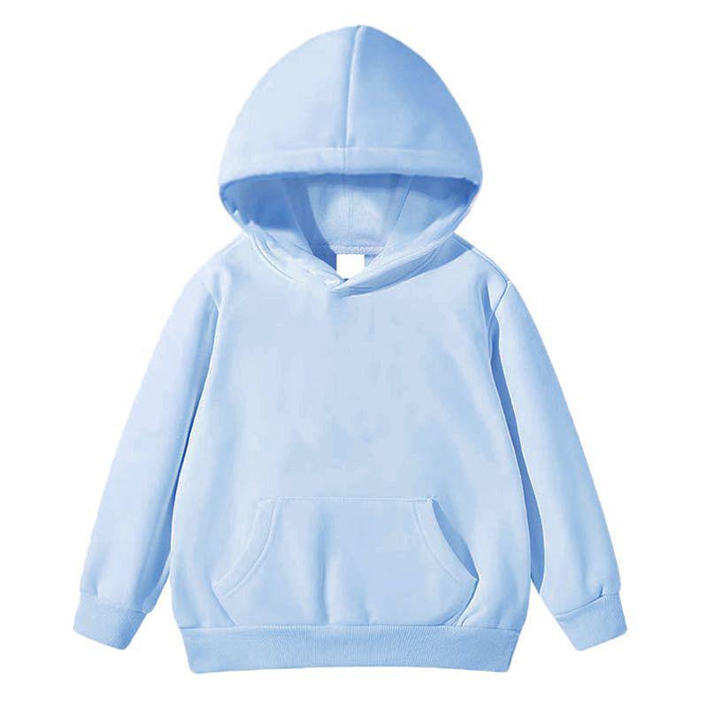 Kinder Kapuzensweatshirt: Individuelles Logo, Schul- und Teamuniform, reine Baumwollmischung für Jungen und Mädchen