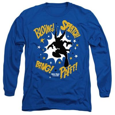 Asterix Unisex Adult Fight Silhouette Long-Sleeved T-Shirt