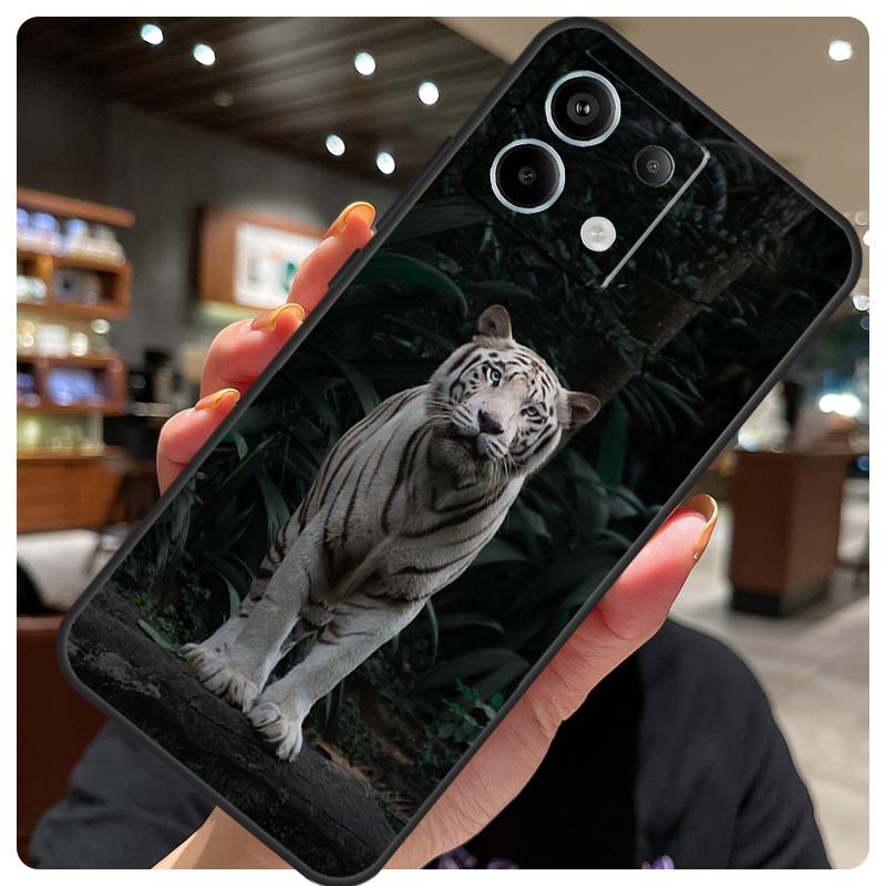 Animal Tiger Case For Xiaomi Redmi Note 14 10 11 12 13 15 Pro Plus Cover For Redmi 15 15C 14C 10C 12C 13C