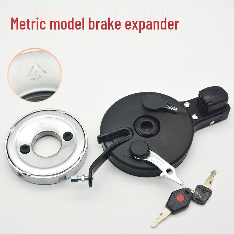 Aima Electric Bicycle Rear Expansion Brake with Lock and Pads for Metric/Inch Models