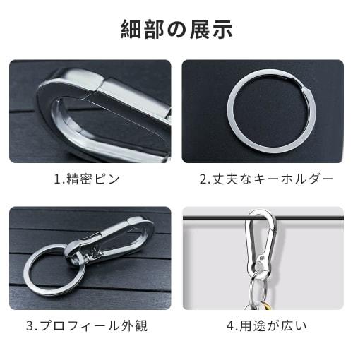 Total: 5 Pieces Material: Zinc Alloy Carabiner Small Carabiner Stainless Steel Carabiner Waist Tool Carabiner Triangle Ring Key Holder Stainless Steel