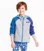 Hooded Fleece Color Big Size Bright 1000058063 L.L.Bean Kids' Sweater, Block, Kids, L, Navy/Cayenne Multicolor,