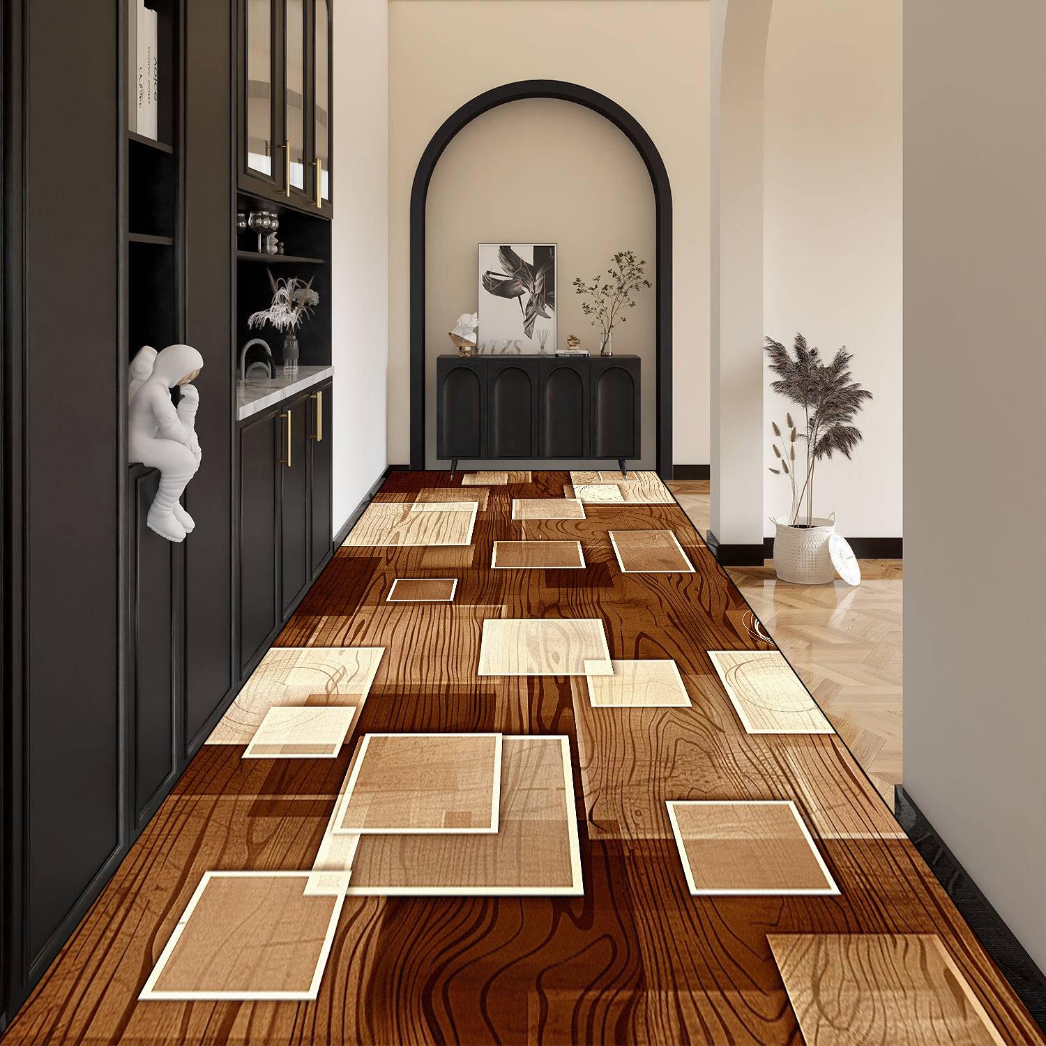 

Современные ковры для длинных коридоров, лестниц, прихожих, украшения для дома, нескользящие ковры для гостиной, настраиваемый коврик для прохода 60x200cm 23.6x78in