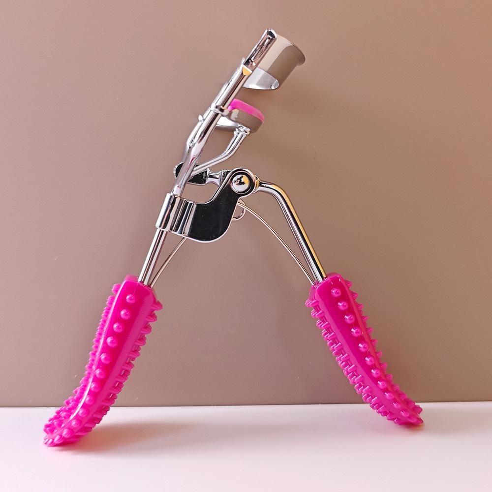 Portable Long-Lasting Wide-Angle Stainless Steel Sunflower Eyelash Curler for Children