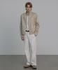 DECOROSO Biker Synthetic Suede Jacket [Ash Ivory]