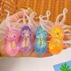 1/6/12Pcs Clear Glitter Octopus Toy Stress Relief Octopus Fidget Toy Simulated Sea Animal