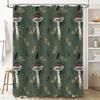 Mushroom Forest Shower Curtain Woodland Nature Backdrop Cottagecore Home Decor Bathroom Set Vintage Rustic Wall Tapestry