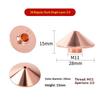Buse Laser Fibre Calibre D28 1.0-5.0 Buse de Découpe Laser Pour Machine de Découpe Laser Coupeur Laser Fibre Projets de Travail des Métaux