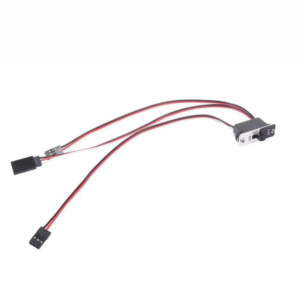 Black Red White JR Connector 250mm Model Airplane Ship Switch  For RC Airplane