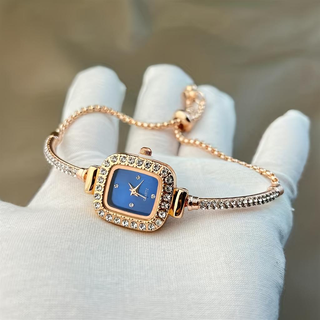 Exquisite trendy women's watch square gorgeous fashion quartz watch
