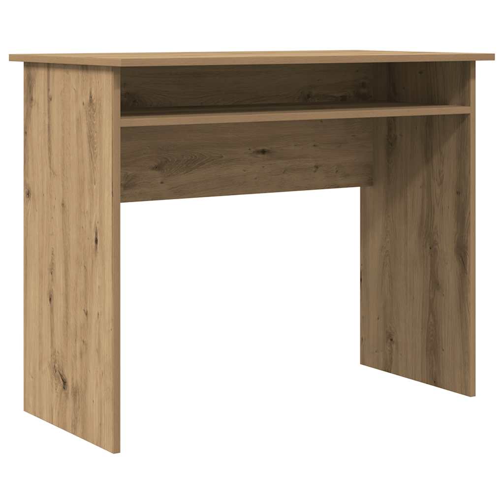 Vidaxl Biurko, Dąb Artisan, 90X50X74 Cm, Materiał Drewnopochodny