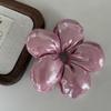 Exaggerated Large Satin Hair Scrunchies Flower Shape Exaggerated Hair Ring  Women