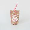 24pcs Christmas Vintage Kraft Paper Bag Merriest Wishes Stand Up Candy Pouch Wedding Favor