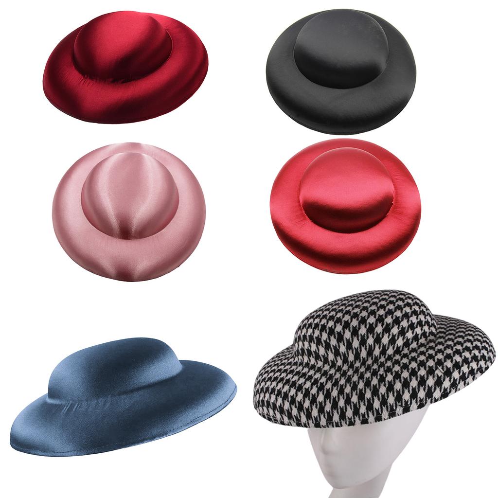 Fascinators Hat Base DIY Colrful Pillbox Hat Percher Opera Headwear Elegant Fascinator Hat Base Pillbox Hat