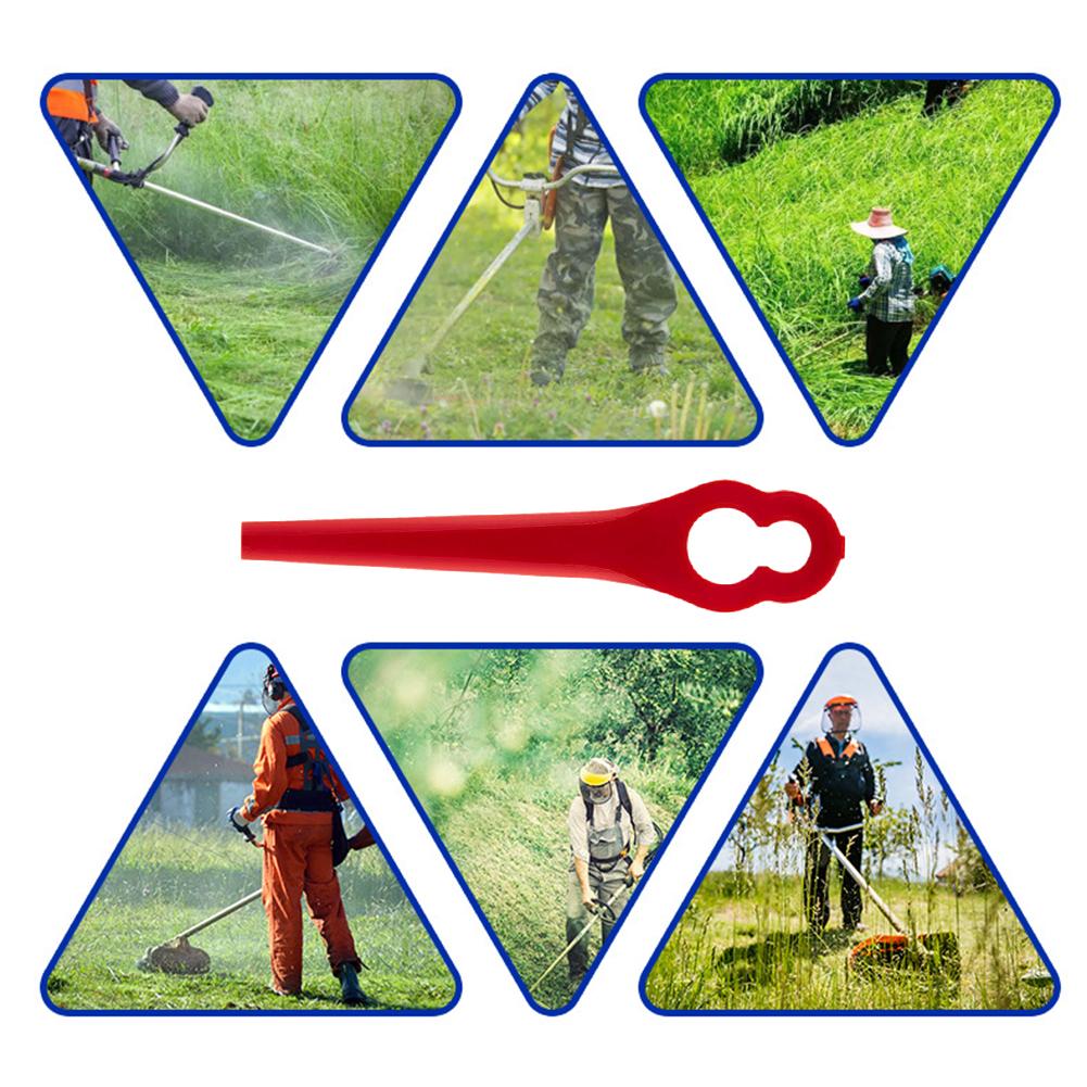 20/60/100/120pcs Replacement Blade Set Fast Cutting L90 Strimmer Blades Grass Trimming Machine Blade Grass Trimmer Accessories