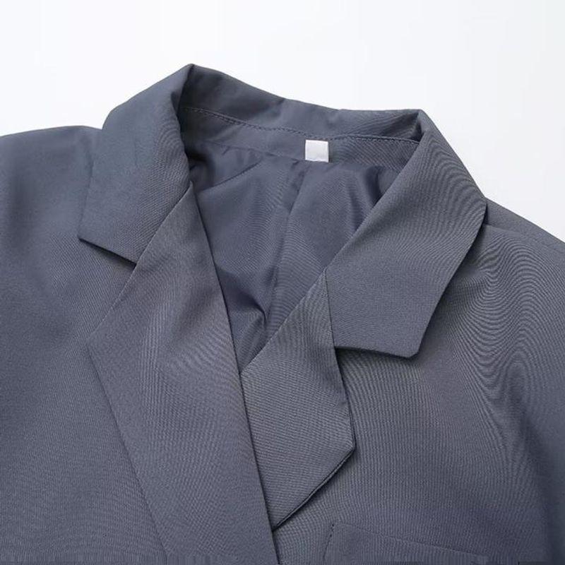 Kaslead New Arrival Women's Fashion Style Fashion Simple, Loose and Versatile Three-Color Suit Short Jacket