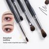 4 Eye Makeup Brush Set, Thumb Handle, High Quality Soft, Beginner Beauty Brush Tool, Eyeshadow Brush.