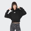 Puma Felpa Crop con Stampa Logo Donna Top Nero 579612-01