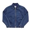 Ami Small Heart Logo Denim Jacket Hjk014 De0025