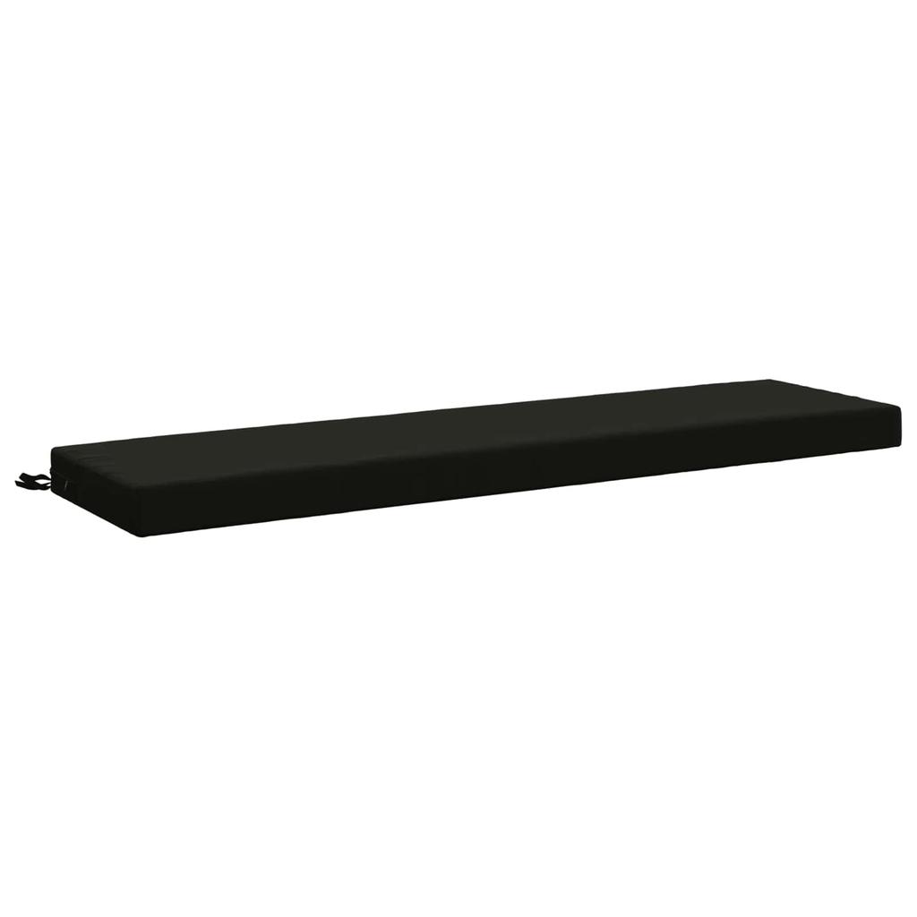 2 piece bench cushion set SOEST 2 pcs. 100percent Polyester Black