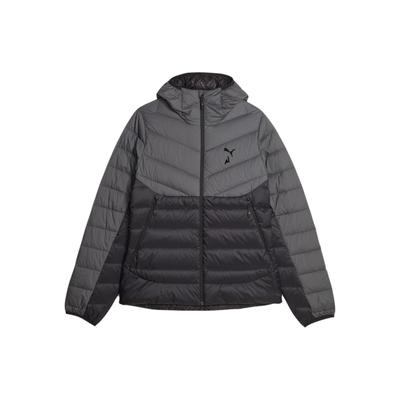 Seasons Kurtka puchowa Color Block Casualowa Kurtka puchowa z kapturem Damska Kurtka Czarna 524118-01