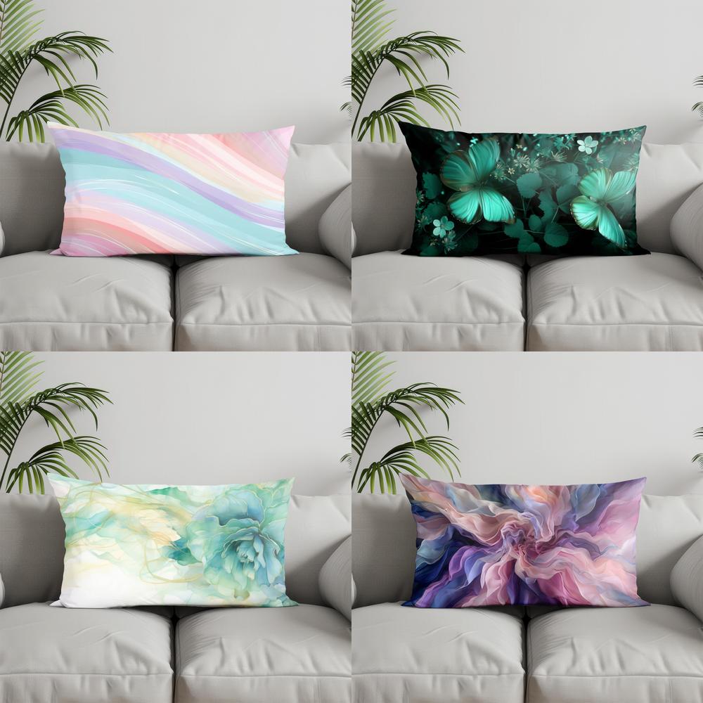 Home Decor Cosmic Swirls Throw Pillow Cover Suitable For Sofa Bedroom Car Pillow Cover Cushion Rectangular Back Cushion