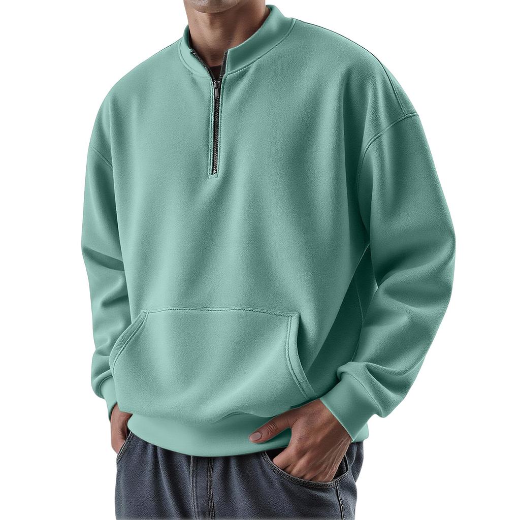 Men's Casual Loose Fit Pullover Hoodie for Fall and Winter