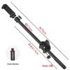 Retractable Metal Tripod Microphone Boom Arm with Thickened Phone Holder
