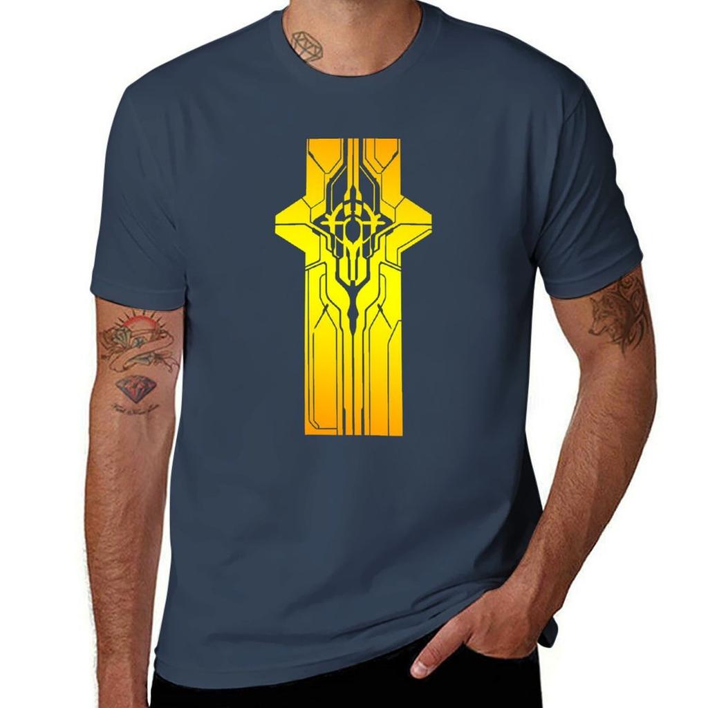 Xenosaga Zohar Gold Tshirt Sports Basic Short Sleeve Tshirt