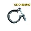 High quality New For C4898590 Suitable for Dongfeng Cummins ISDE engine turbocharger transition pipe clamp