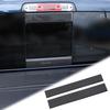 Rear Window Panel Trim Decor Sticker For Dodge Ram 1500 10-15 Real Carbon Fiber