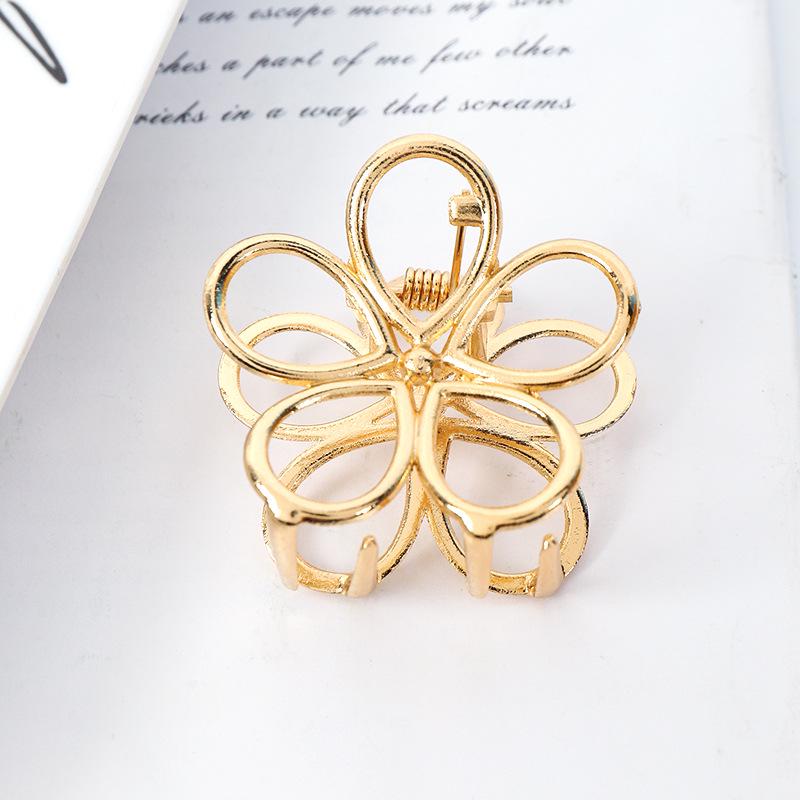 

Металлический зажим-краб «Полая корона» - Аксессуар для волос в стиле знаменитостей для женщин