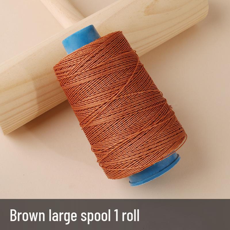 Copper Awl & Curved Needle Set for Shoe Repair - Includes Thousand-Layer Awl, Straight Hook, Waxed Thread, and Detachable Crochet Hook