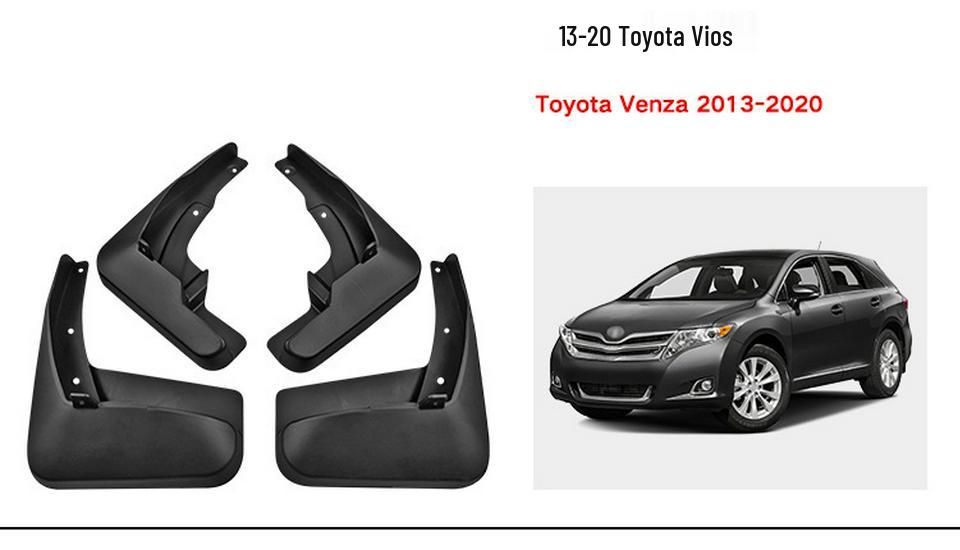 Leather Mud Flaps for Toyota Tundra, Venza, Sienna, Alphard, Frees, and AVANZA Cars.