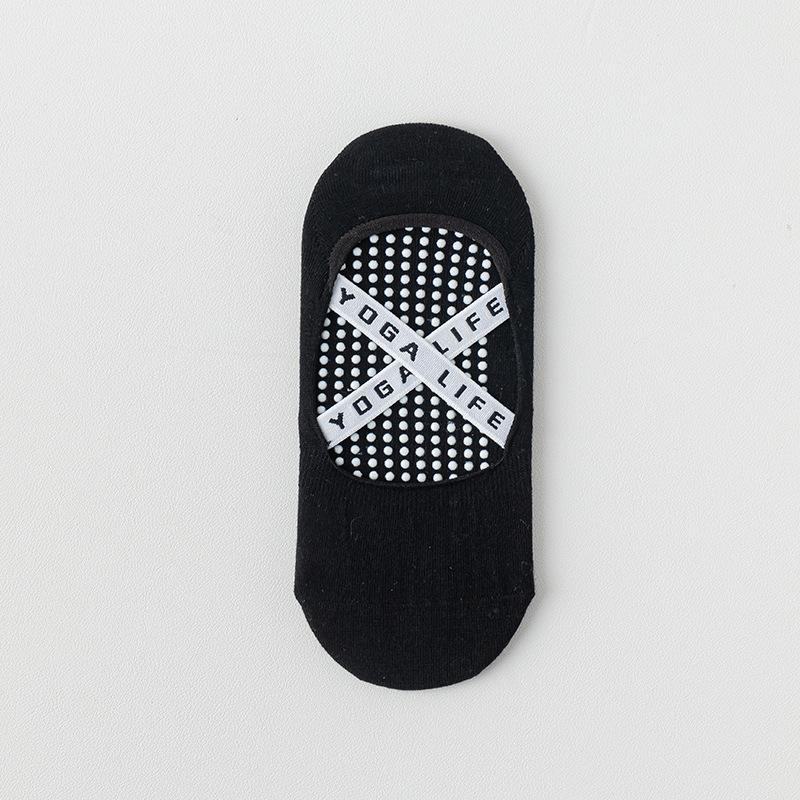 Women's Invisible Spandex/Nylon/Cotton Thin Boat Socks Non-Slip Yoga Band Cuff Indoor Dancing Cute Trendy Spring Summer High