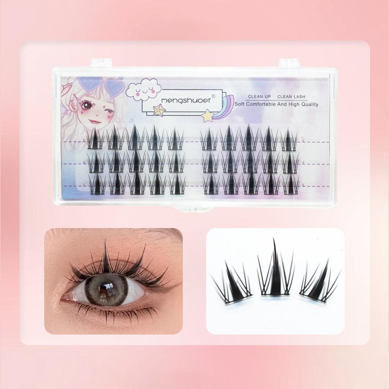 

Non Adhesive False Eyelashes Self-Adhesive Diy Segmented Eyelash Extension Anime Eye Magnifying Tool