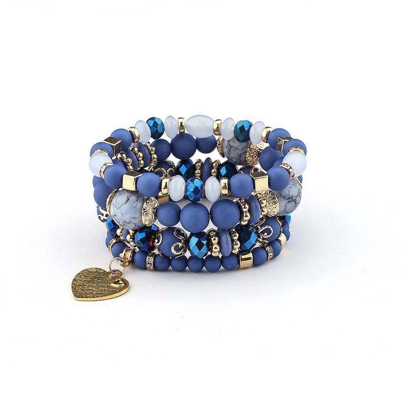 Multi-Layer Elastic Bracelet Fashion Wooden Bead