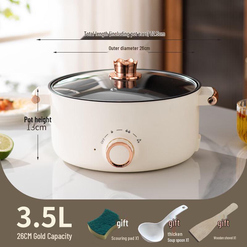 ZISIZ 26CM Multi-functional Portable Electric Pot