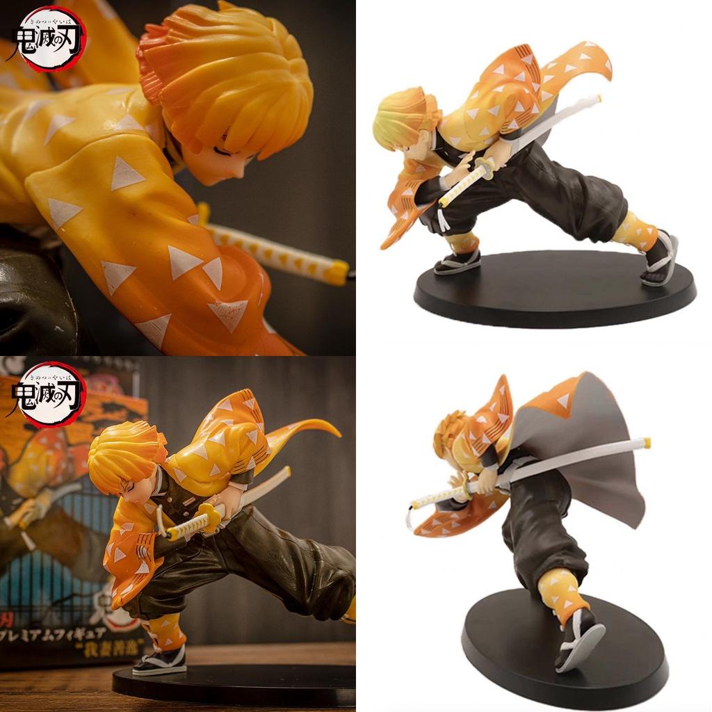 Lebensechte Dämonentöter Agatsuma Zenitsu Figur Spielzeug Für Sammlung Und Geschenke