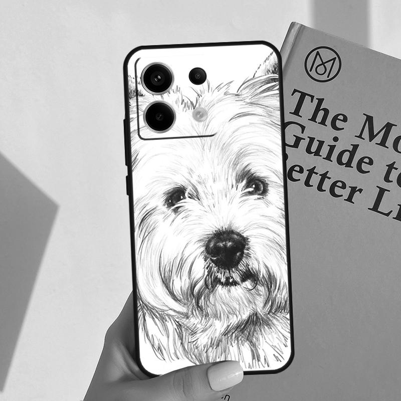 Westie Dog Cover For Xiaomi Redmi Note 14 13 10 11 12 Pro 11S 12S Case For Redmi 15 13C 12C 10C 14C 15C