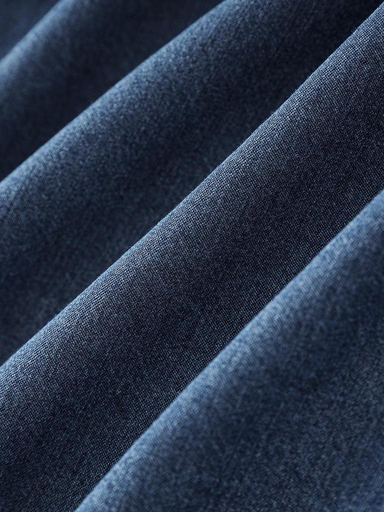 Women's Lyocell Tencel Denim Dress: Casual & Elegant French Summer Long Dress