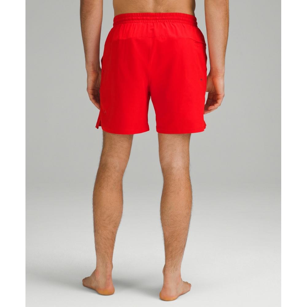 Lululemon Pool Short 7   Lined True Red
