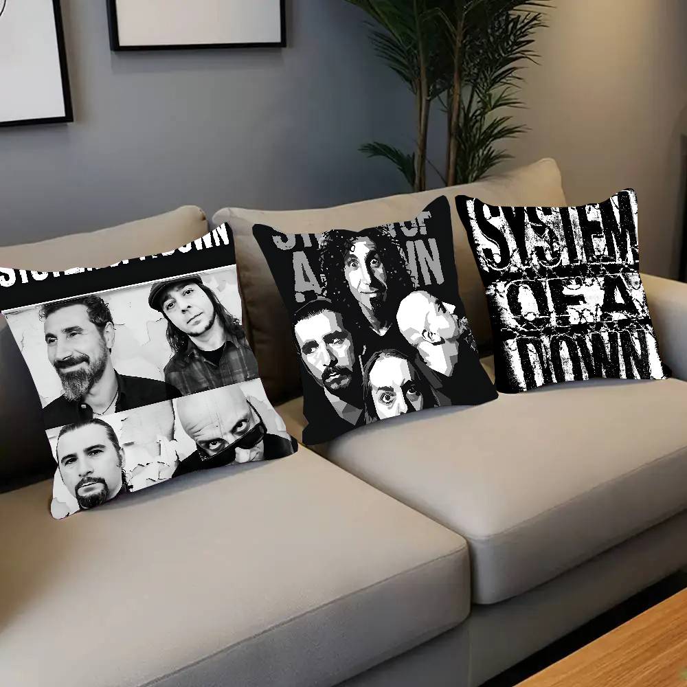 S-System Of A D-Down Band Pillow Case Square Pillow Bedroom Sofa Leisure Comfort Cushion Car Living Room Home Decoration