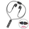 Magnetic Wireless Bluetooth-compatible Stereo Earphone Handsfree Neckband Headset with Mic