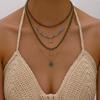 Bohemian Handmade Multilayer Colorful Beads Chain Necklaces Crystal Pendant Jewelry For Women Accessories N0371