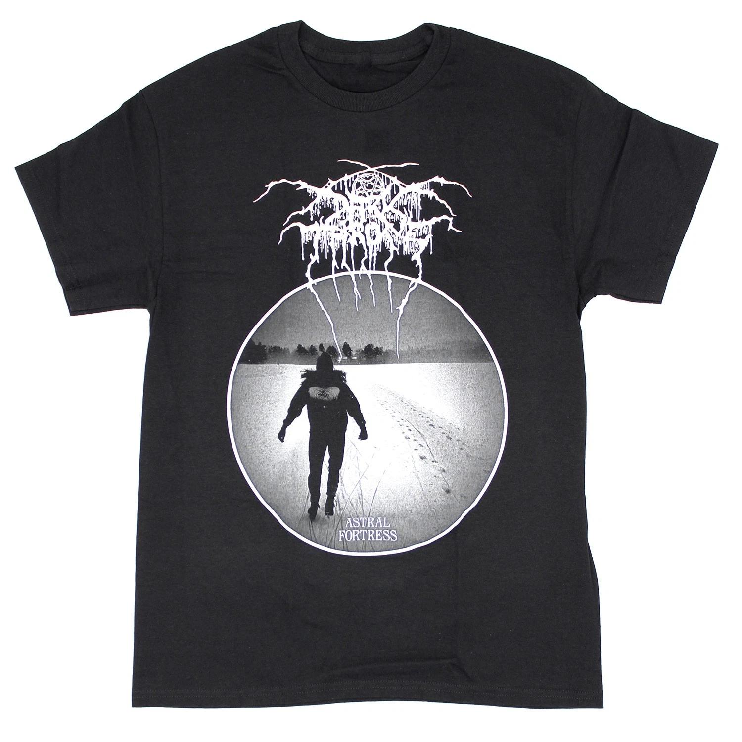 Men s DarkThrone Astral Fortress T-shirt Small Black XXXL