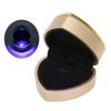 Heart Shaped Necklace Box Elegant Jewelry Display Gift Box with LED Light for Proposal Engagement
