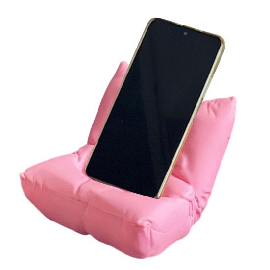 Sofa Shaped Phone Holder with Charging Port Adjustable Angle Couch Bracket Innovative Couch Armchair Phone Mount for Home Office Travel